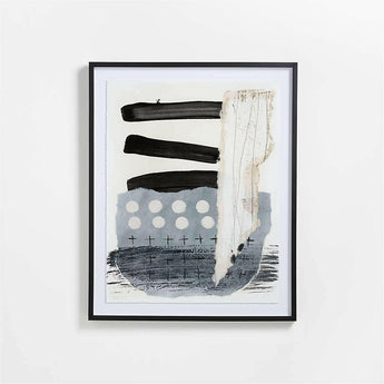 "Immersion I" Framed Wall Art Print Set 33.25"x41.25" by Jean Kenna.