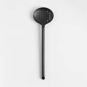 Crate & Barrel Black Nylon Slotted Spoon