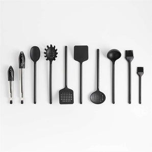 Crate & Barrel Black Nylon Spoon