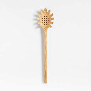 Crate & Barrel Olivewood Pasta Spoon