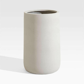 Saabira Taupe 23.25" Tall Indoor/Outdoor Planter.