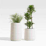 Saabira Taupe 23.25" Tall Indoor/Outdoor Planter.