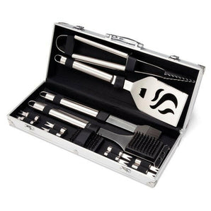 Deluxe Stainless-Steel Grill Set (14-Piece)