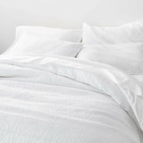 Organic 400 Thread Count Sateen White Pillow Cases Standard, Set of 2.