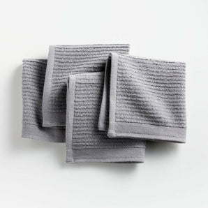 Bar Mop Grey Dishcloths, Set of 4