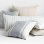 Gil 23" Stripe Pillow with Down-Alternative Insert by Leanne Ford