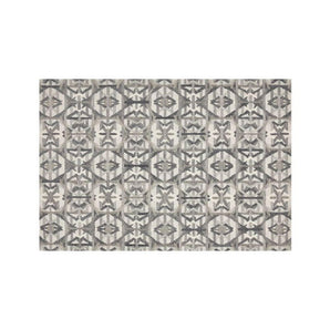 Pietro Terrazzo Grey Geometric Rug