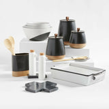 Thero Matte White Spoon Rest.