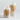Flickering Flameless 3"x6" Wheat Inclusion Wax Pillar Candle.