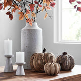 Ema Ceramic White Floor Vase.