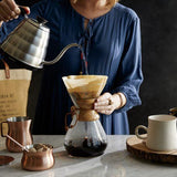 Chemex 6-Cup Coffeemaker with Wood Collar.