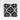 Artun 20" Sq. Geometric Black Outdoor Pillow.
