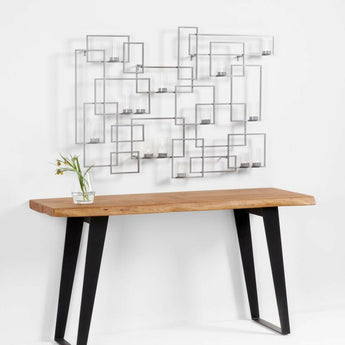 Circuit Pewter Wall Candle Holder.
