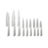 Schmidt Brothers Stainless Steel 10-Piece Knife Block Set.