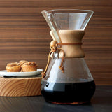 Chemex 6-Cup Coffeemaker with Wood Collar.