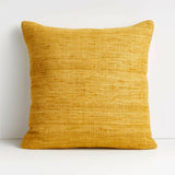 20" Cotton Sari Silk Pillow with Down-Alternative Insert
