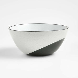 Thero Black-and-White Mixing Bowl