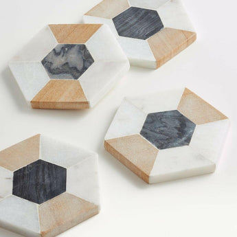 Quince Coasters, Set of 4..