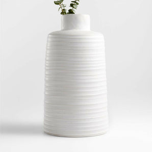 Holden Speckled White Vase 18".