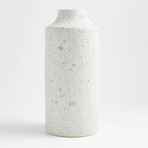 Ema Ceramic White Floor Vase.