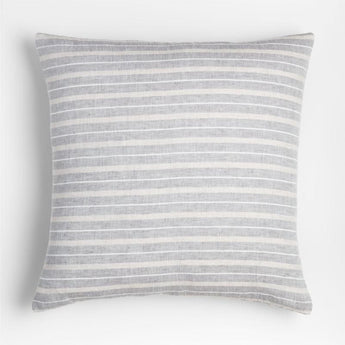Gil 23" Stripe Pillow with Down-Alternative Insert by Leanne Ford.