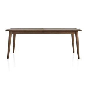 Tate Walnut Extendable Midcentury Dining Table