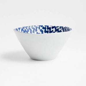 Marin Blue Tile Melamine Bowl