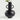 Merriman Black Vase by Leanne Ford